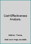Hardcover Cost-Effectiveness Analysis, Book