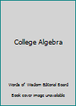 Paperback College Algebra Book