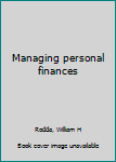 Unknown Binding Managing personal finances Book