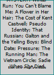 THE BEST OF MYSTERY: Winter Run; You Can't Blame Me; A Flower in Her Hair; The Cost of Kent Castwell; Pseudo Identity; That Russian; Galton and the Yelling Boys; Blind Date; Pressure; The Running Man;