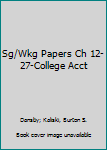 Hardcover Sg/Wkg Papers Ch 12-27-College Acct Book