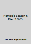 DVD Homicide Season 6 Disc 3 DVD Book