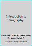 Hardcover Introduction to Geography Book