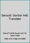 Hardcover Gerould, Gordon Hall, Translator Book