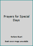 Hardcover Prayers for Special Days Book