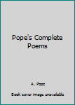 Hardcover Pope's Complete Poems Book