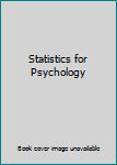 Paperback Statistics for Psychology Book