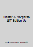 Hardcover Master & Margarita 1ST Edition Us Book