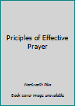 Paperback Priciples of Effective Prayer Book