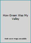 Hardcover How Green Was My Valley Book