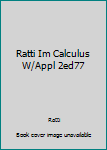 Paperback Ratti Im Calculus W/Appl 2ed77 Book