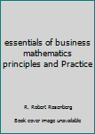 Hardcover essentials of business mathematics principles and Practice Book