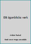 Pocket Book Ett ögonblicks verk [Swedish] Book