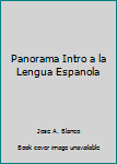 Paperback Panorama Intro a la Lengua Espanola Book