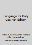 Hardcover Language for Daily Use, 4th Edition Book