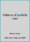 Unknown Binding Patterns of publicity copy Book