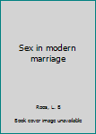 Unknown Binding Sex in modern marriage Book
