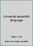 Paperback Universal assembly language Book