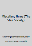 Hardcover Miscellany three (The Stair Society) Book