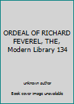 ORDEAL OF RICHARD FEVEREL, THE, Modern Library 134