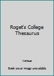 Mass Market Paperback Roget's College Thesaurus Book