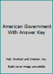 Paperback American Government With Answer Key Book