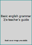 Paperback Basic english grammar      3/e teacher's guide Book