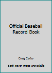 Paperback Official Baseball Record Book