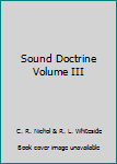 Hardcover Sound Doctrine Volume III Book