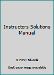 Paperback Instructors Solutions Manual Book