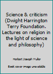 Science & criticism