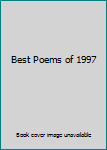 Hardcover Best Poems of 1997 Book