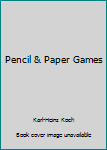 Paperback Pencil & Paper Games Book