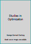 Hardcover Studies in Optimization Book