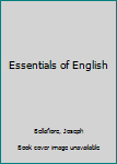Unknown Binding Essentials of English Book