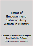 Paperback Terms of Empowerment, Salvation Army Women in Ministry Book