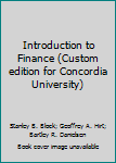 Paperback Introduction to Finance (Custom edition for Concordia University) Book