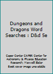 Paperback Dungeons and Dragons Word Searches : D&d 5e Book