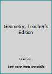 Hardcover Geometry, Teacher's Edition Book