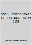 Paperback ONE HUNDRED YEARS OF SOLITUDE - AVON J106 Book