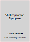 Hardcover Shakespearean Synopses Book