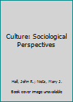 Paperback Culture: Sociological Perspectives Book