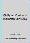 Paperback Chitty on Contracts (Common Law Lib.) Book