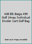 Misc. A08 Blk Beige A99 Golf 14way Individual Divider Cart Golf Bag Book
