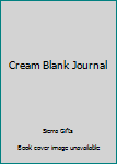 Hardcover Cream Blank Journal Book