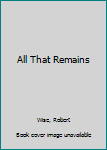 Paperback All That Remains Book