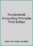 Hardcover Fundamental Accounting Principles Third Edition Book