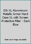 Video Game DSi XL Alunminum Metallic Armor Hard Case XL with Screen Protective Filter - Dark Blue Book