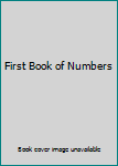 Board book First Book of Numbers Book