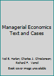 Hardcover Managerial Economics Text and Cases Book